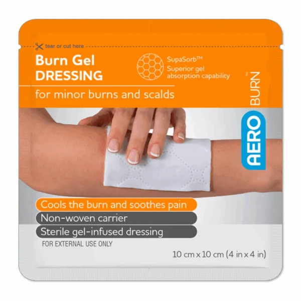 AEROBURN BURN GEL DRESSING 10X10CM 1