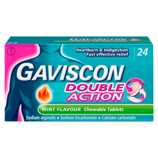 GAVISCON DOUBLE ACTION TABS 24S