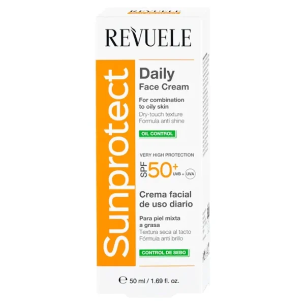 REVUELE SUNPRTCT FACE CRM OIL CTRL SPF50 50ML