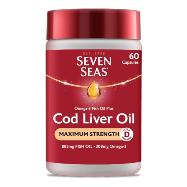 SEVEN SEAS MAX STRENGTH CAP 60S