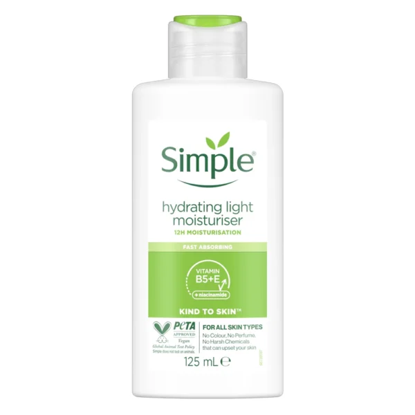 SIMPLE HYDRATING LIGHT MOISTURISER 125ML